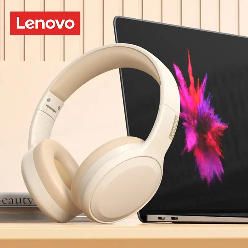 Lenovo-TH30 Fones de ouvido sem fio com microfone, Bluetooth 5.3 fones de ouvido, fone de ouvido esportivo